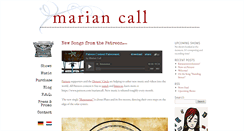 Desktop Screenshot of mariancall.com